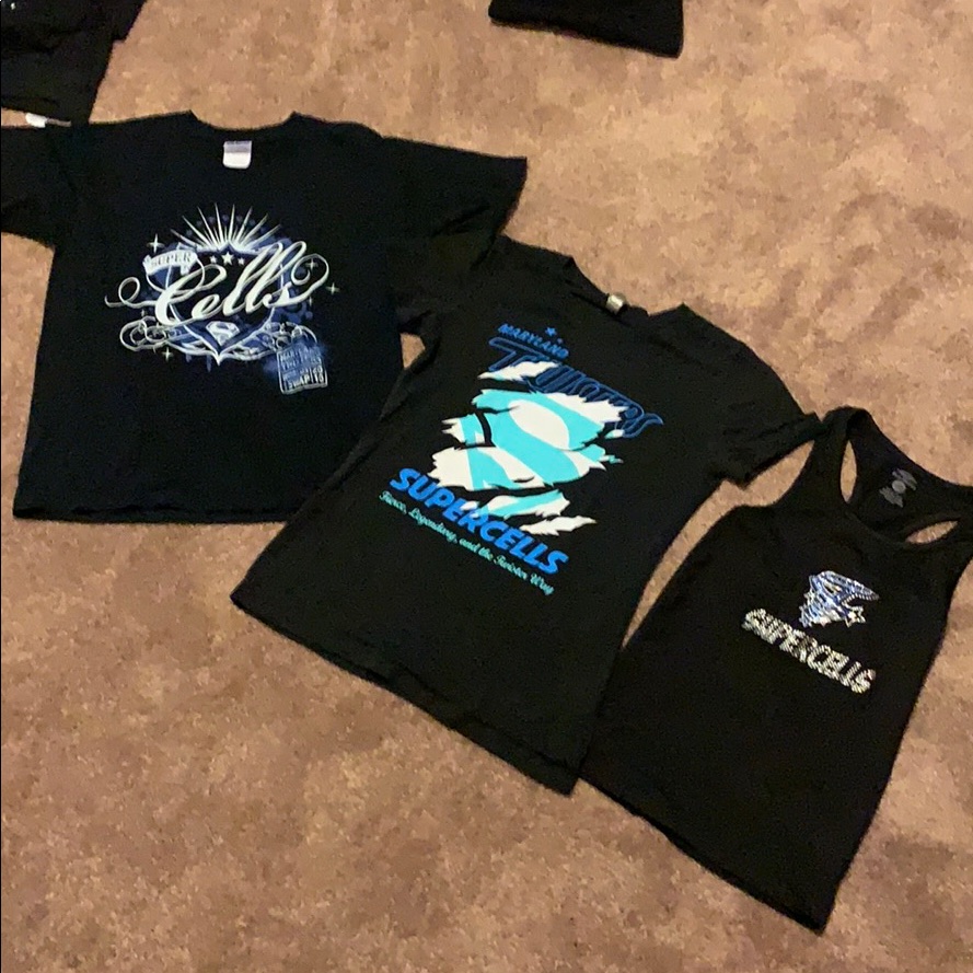 Maryland Twisters Supercells Shirts